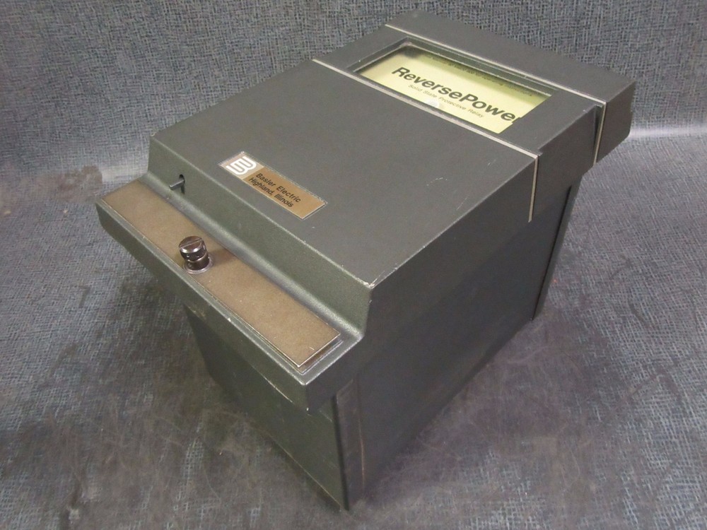 BASLER ELECTRIC PRP110 REVERSE POWER SOLID STATE PROTECTIVE RELAY 9055600100