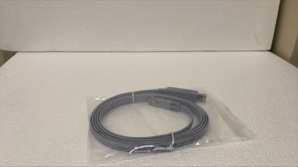 USB CONSOLE CABLE USB to RJ45 6ft CAB-CONSOLE-USB-RJ45 SERIAL CABLE for CISCO