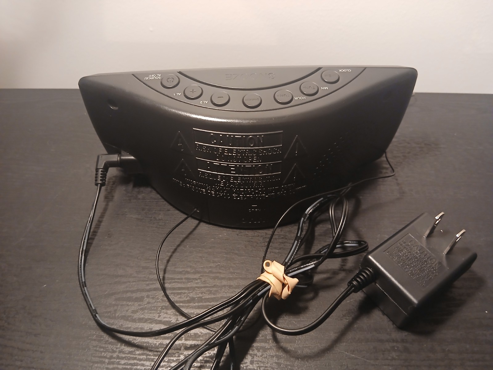 Walmart Digital clock Am/Fm radio blk100008726 Big Number Red Led Large Display