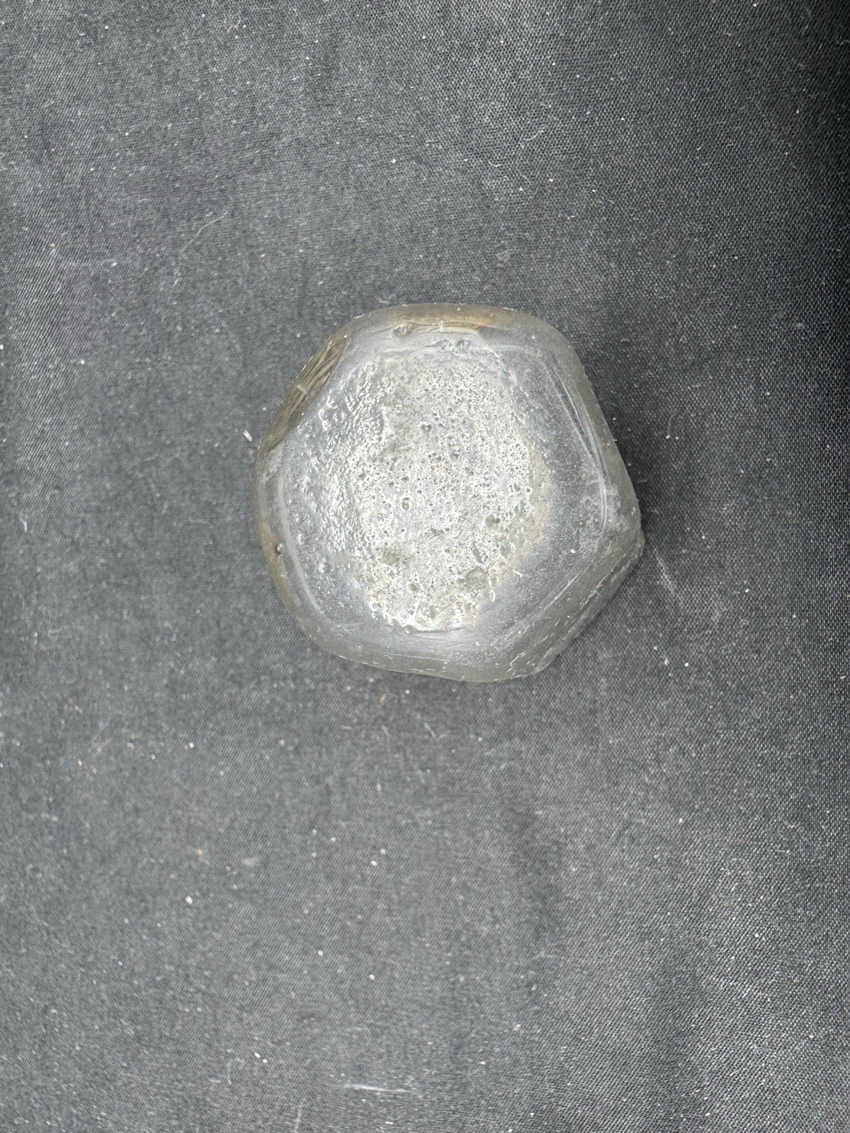 Antique Chinese Export Sterling Silver Salt Cellar w/ Glass Insert