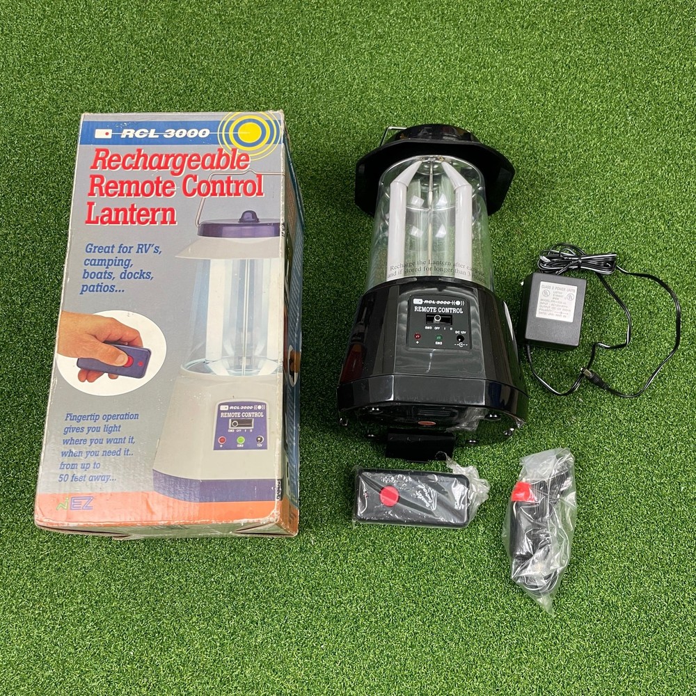 Vintage RCL-3000 Rechargeable Remote Control Lantern Camping Light