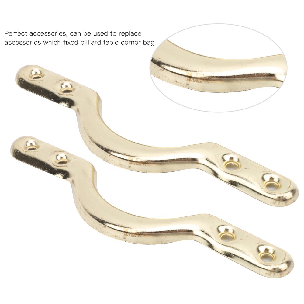 6Pcs Billiards Corner 4in Pool Table Pocket Brackets Set Accessories For Web Net