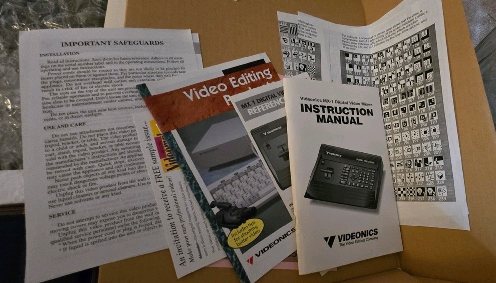 Videonics MX-1 NTSC 4-Input Digital Video Mixer Switcher