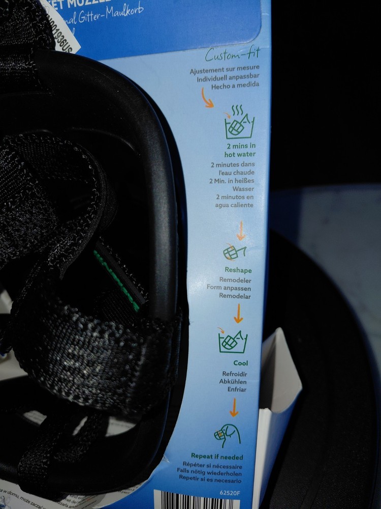 Baskerville Ultra Muzzle for Dogs, Size 5 - Black Open Box New