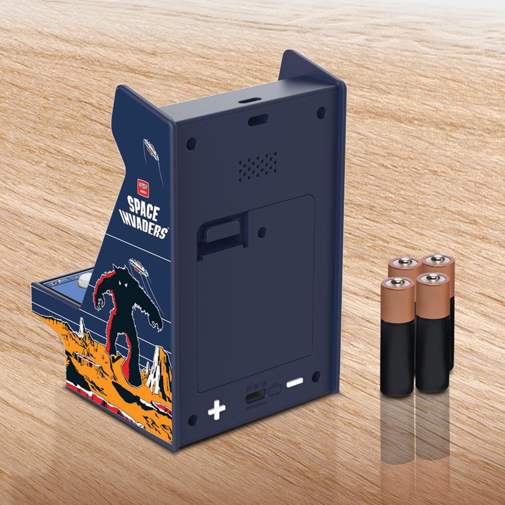 Space Invaders Nano Player Pro-4.8 Fully Playable Portable Mini Arcade Machine,