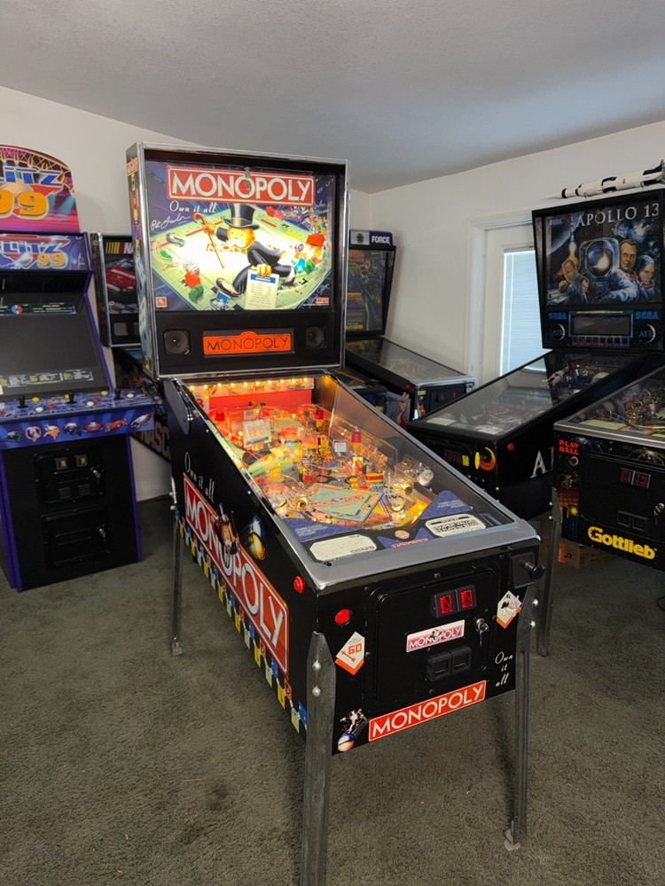 Platinum Edition Monopoly Pinball Machine