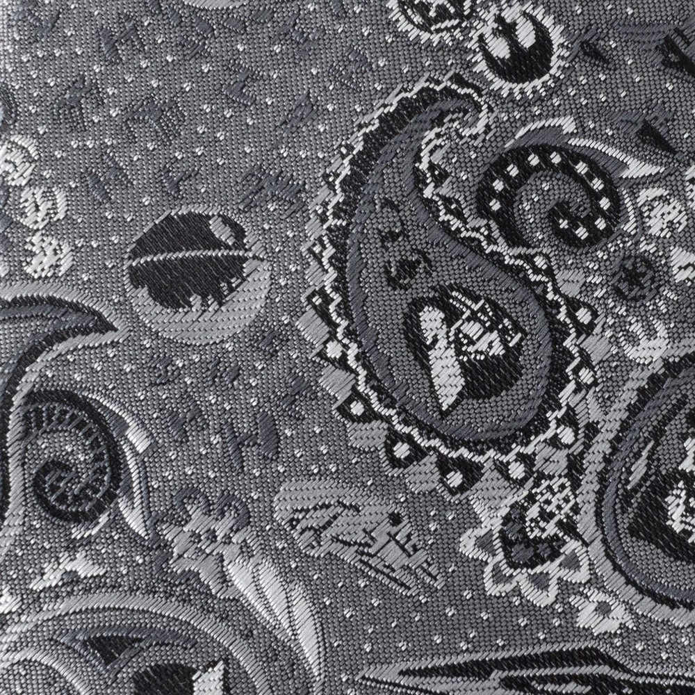 Star Wars Darth Vader Gray Paisley Tie