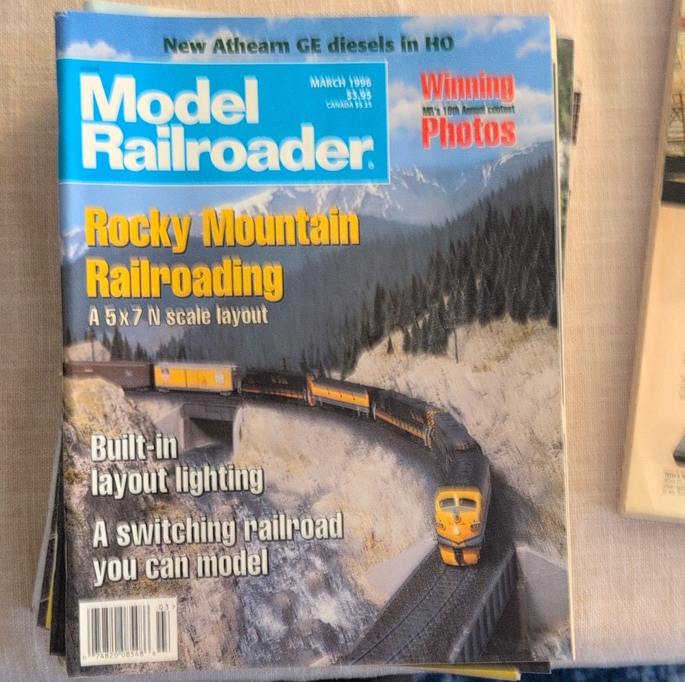 Model Railroader 1996 complete year all 12 issues