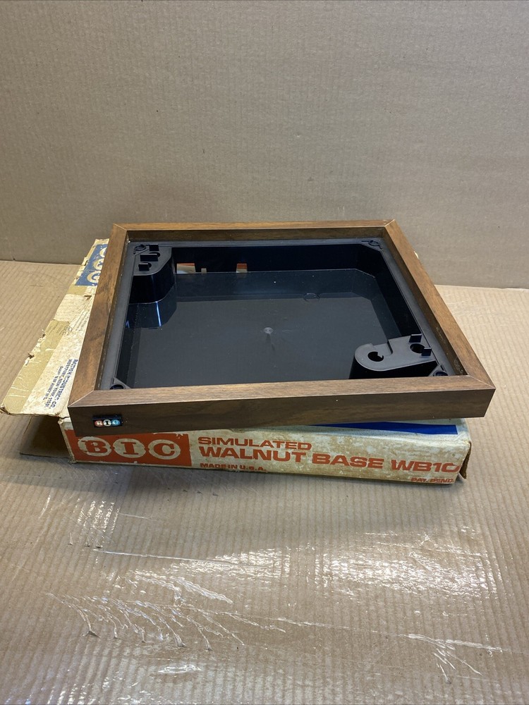 NOS! Open Box BIC TURNTABLE WB 10 BASE PLINTH FOR MODEL 920 READ