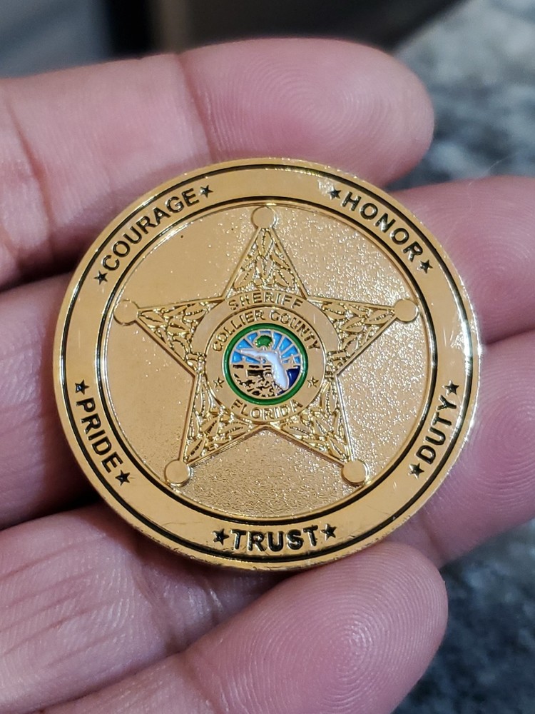 RARE Collier County Sheriff's Office Challenge Coin
