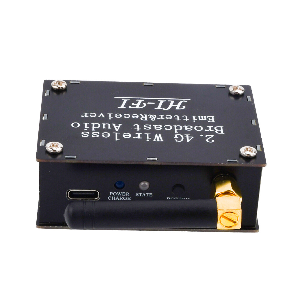 DC 3.5-5V 2.4G Wireless Audio Transceiver Transmitter Receiver with Type C Port