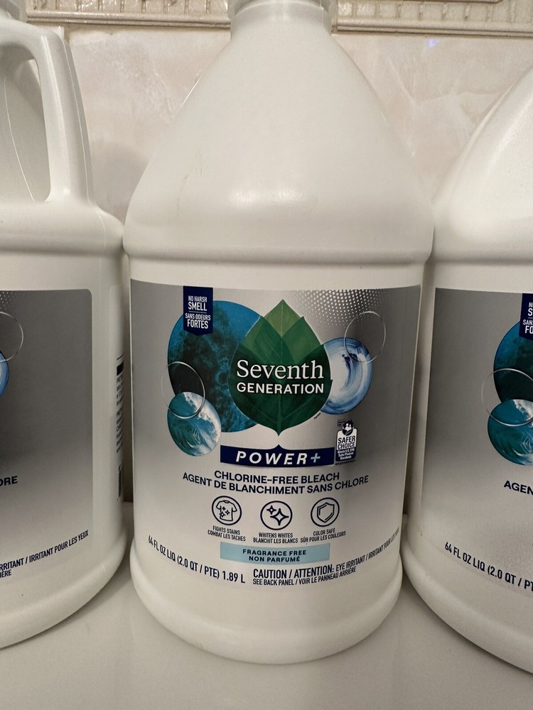 3 Pack 64 OzHDPE Plastic Jugs, Empty Bottle For Reuse Seventh generation Upcycle