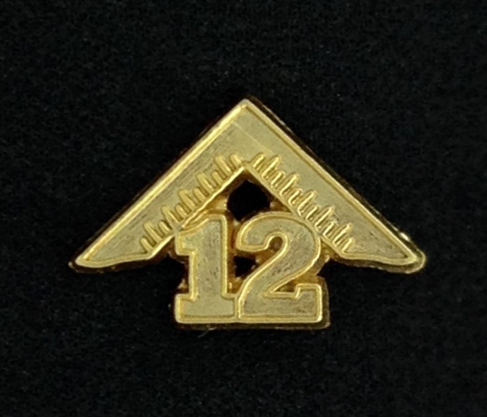 Masonic Master's 2012 Lapel Pin