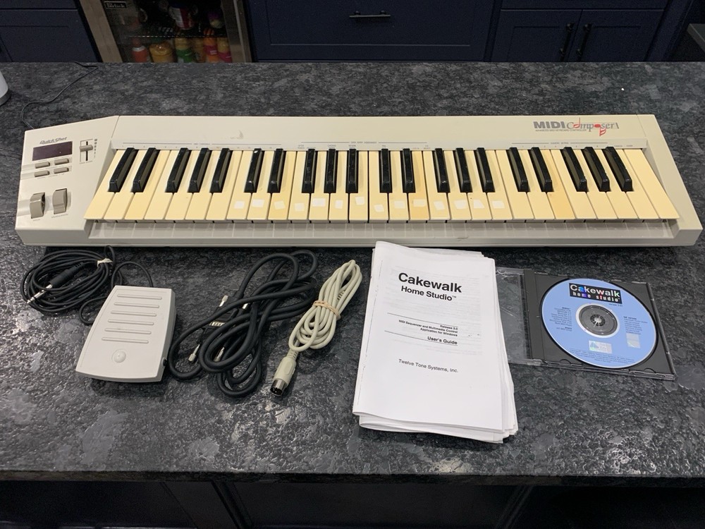 Quickshot MIDI Composer Keyboard Controller Computer Music Vintage