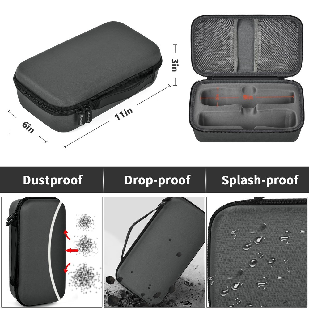 Boobowl Bluetooth Microphone Wireless Case Digital Small to Medium, Grey