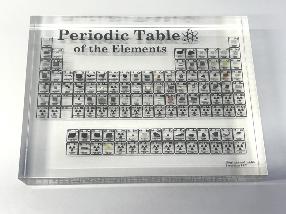 Engineered Labs Heritage Periodic Table Collector's Edition 85 Elements