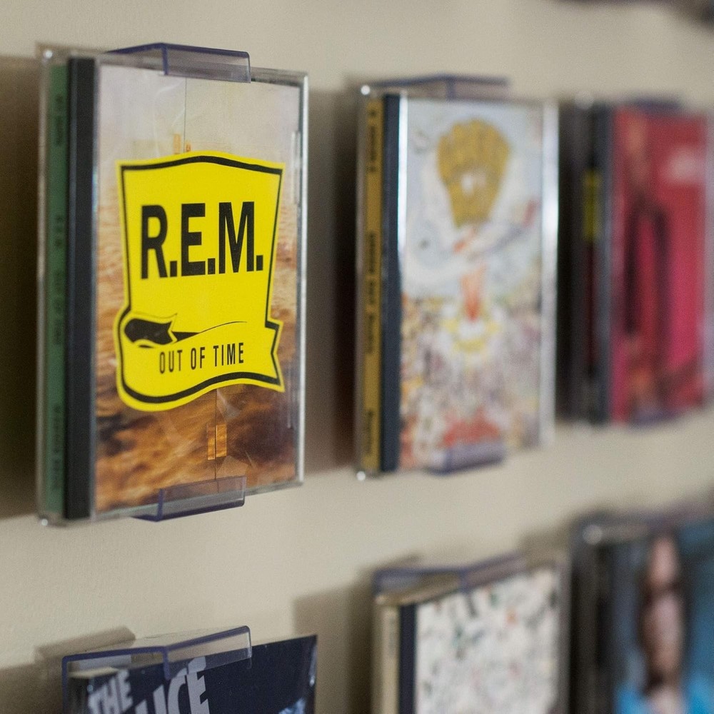 3-Pack Invisible CD Mounts: Adjustable Clear Display for Stylish Home Decor