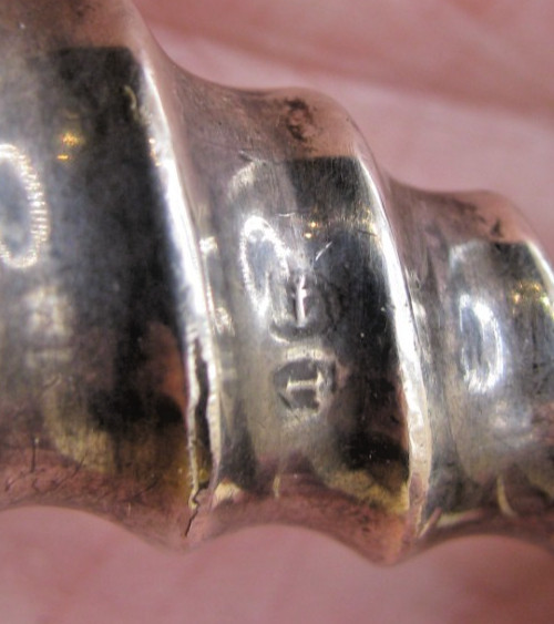 Birmingham Hallmarked Sterling Silver Sherlock Homes Style Magnifying Glass Lens