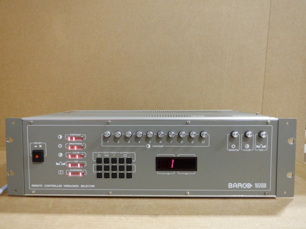 BARCO RCVDS 400S-QUAD REMOTE CONTROLLED VIDEO / DATA SELECTOR