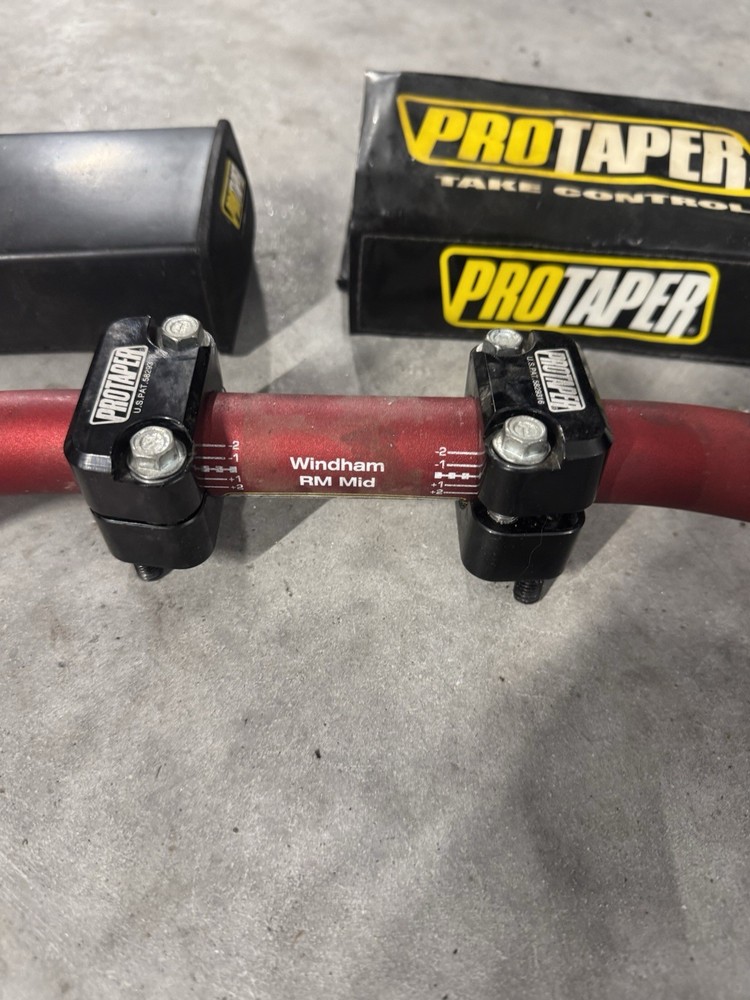 Authentic ProTaper Contour Handlebars Bars +Adapters Banshee 350 Windham RM MID