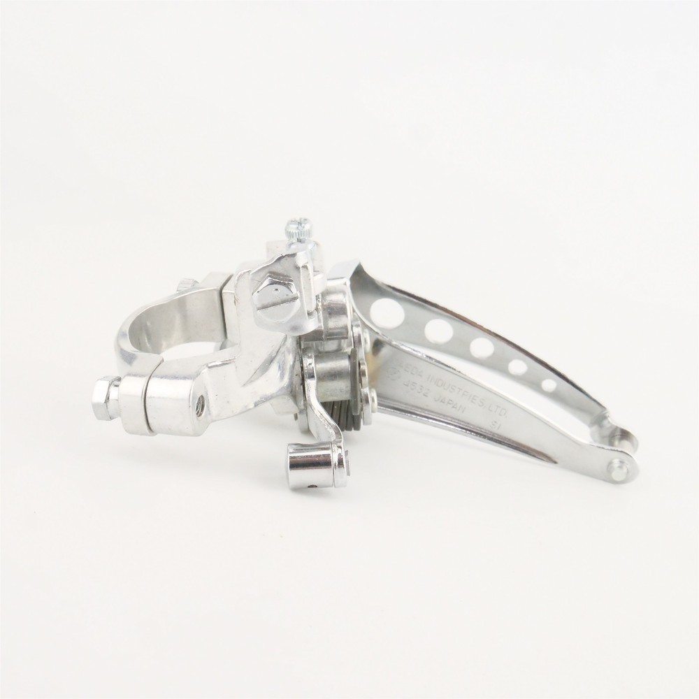 NOS Suntour Comp-V Front Derailleur 28.6 Clamp Double Bottom Pull Top Normal