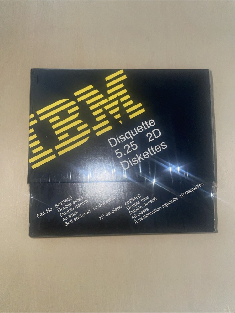 Vintage IBM 5.25 2D Floppy Diskette