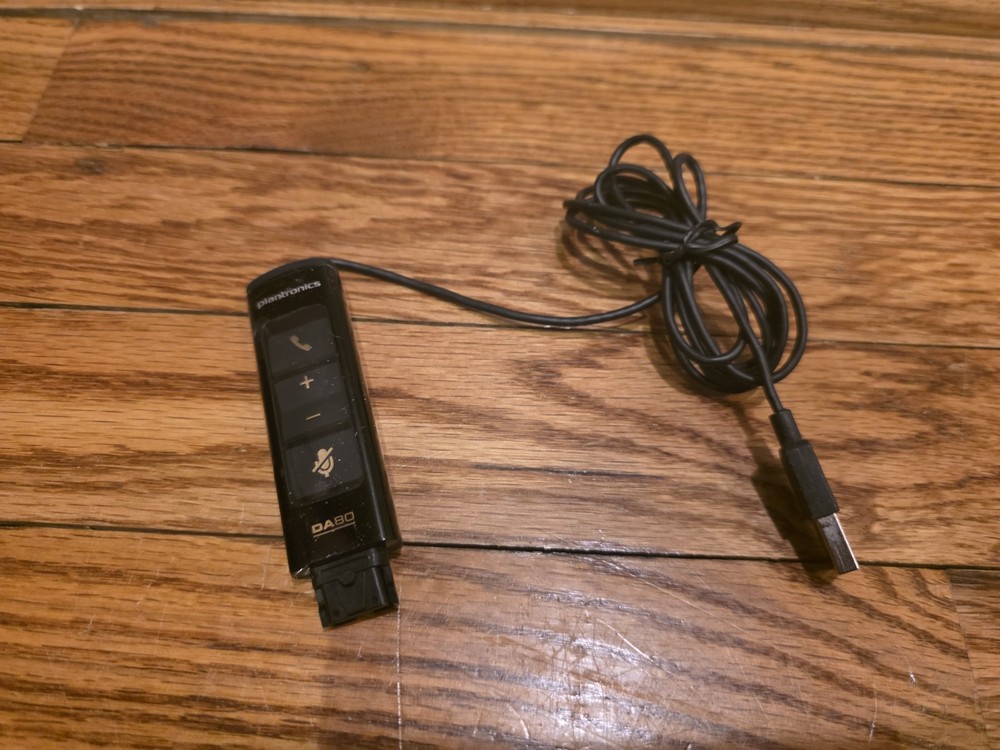 Plantronics DA80 USB Audio Processor Telephone Headset Excellent Condition