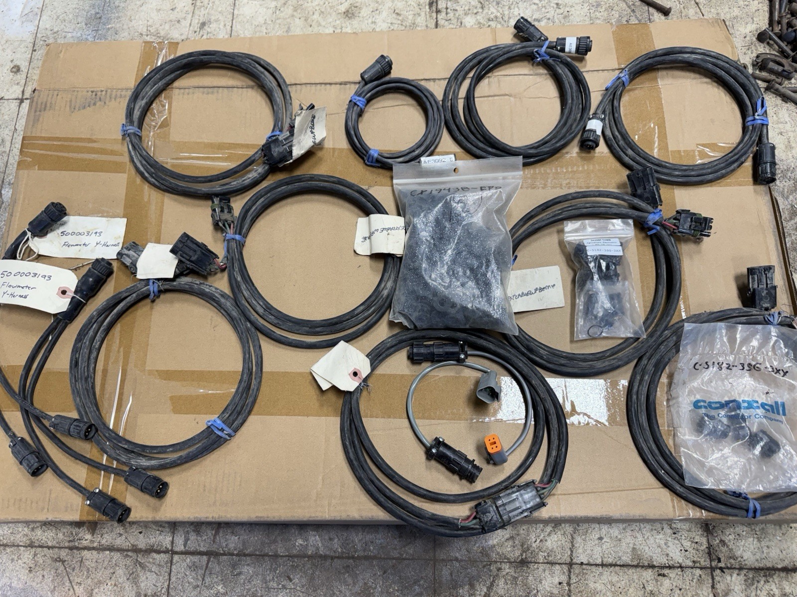 Raven Spray Part Lot Flow meter Y Harness Adapters, Extension Cables Connectors