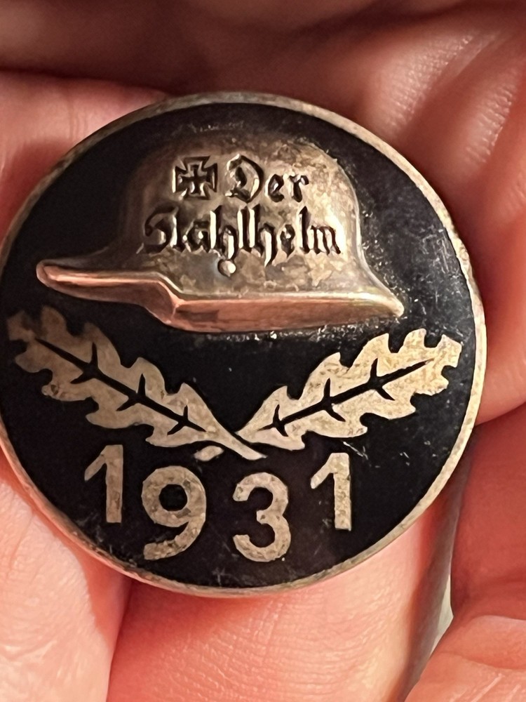 1931 Der  Stalhelm Membership Pin