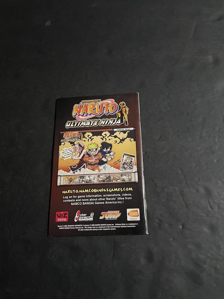 naruto ultimate ninja ps2 Manual only