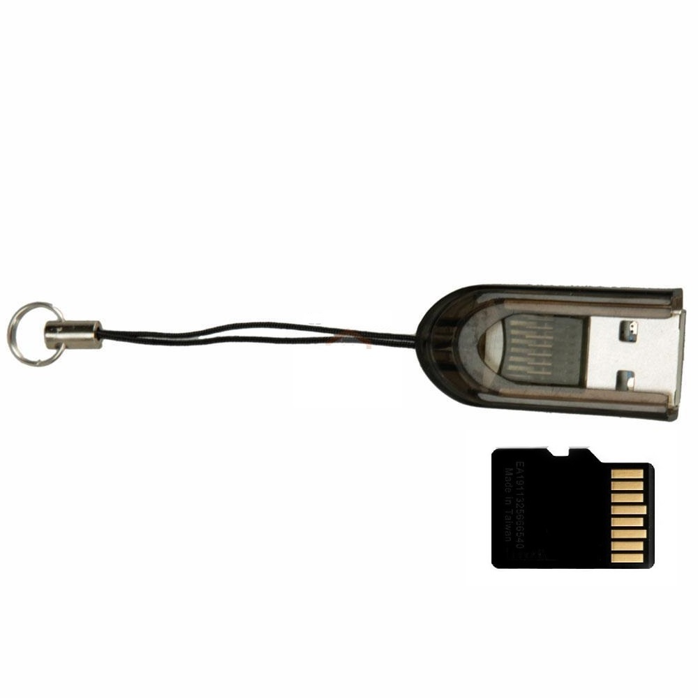 50x USB TF Reader for MicroSD Micro SD to SD HC SDHC Adaptor Memory Card Adapter