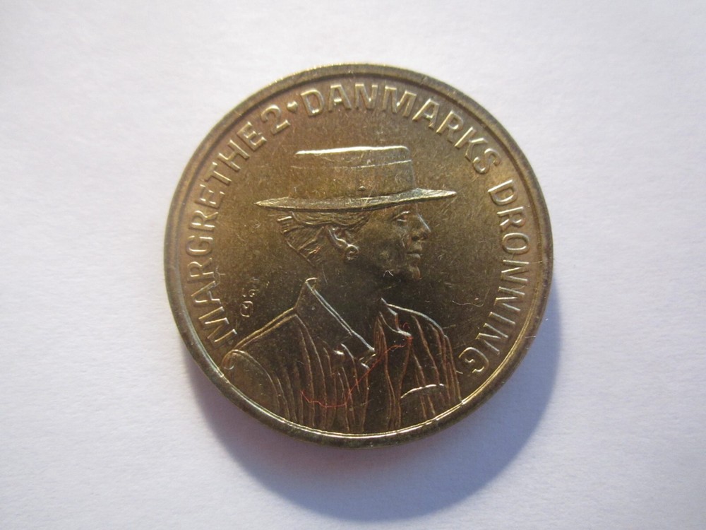 1990 DENMARK 20 KRONER COMMEMORATIVE COIN