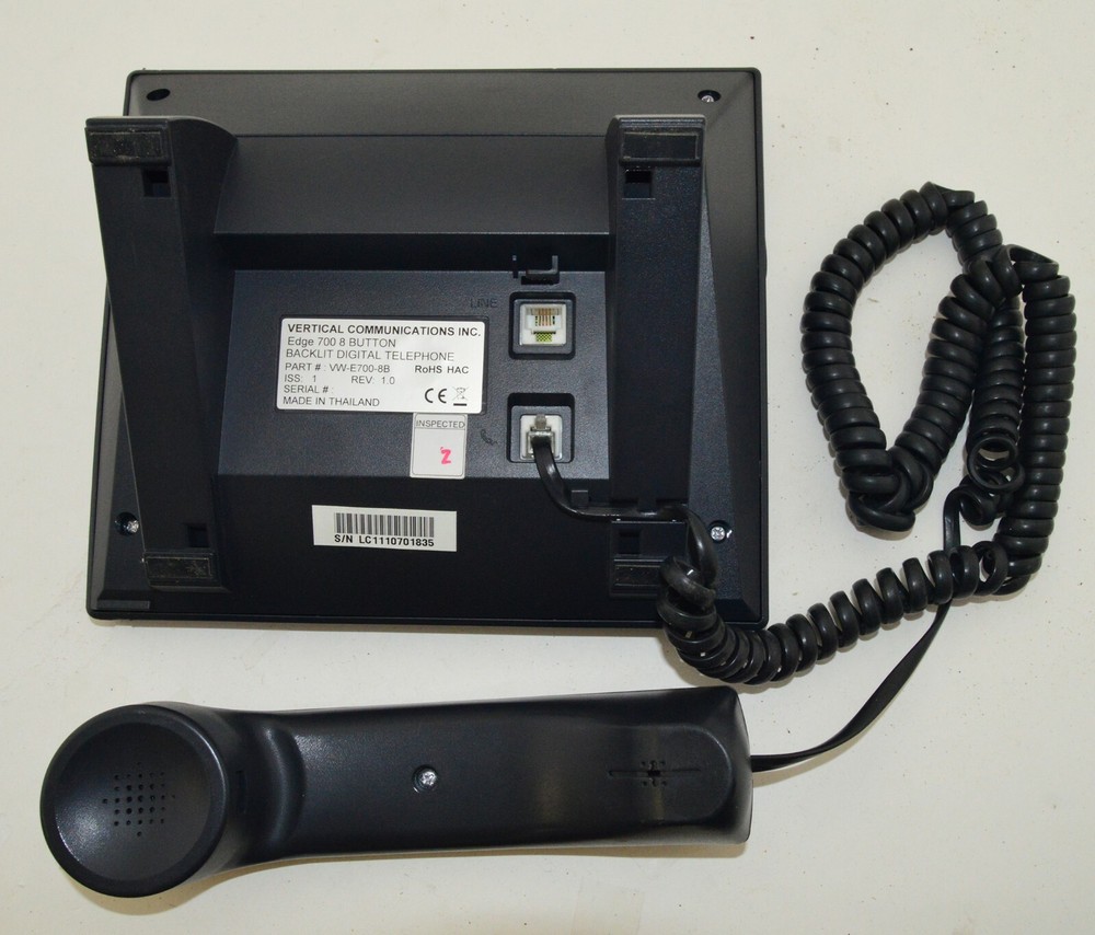 Vertical Edge 700 (8 Button) Backlit Digital VOiP Phone Model VW-E700-8B