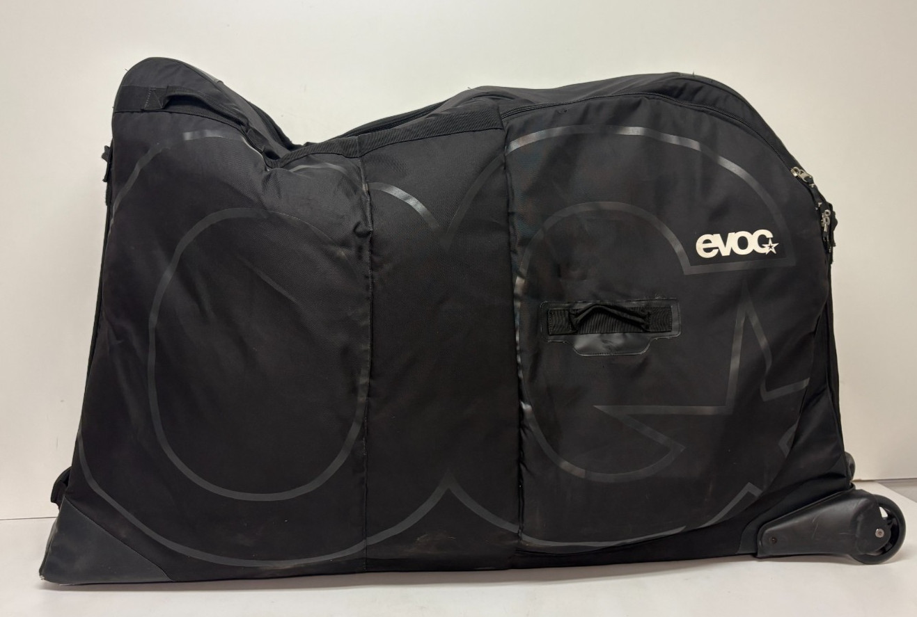 EVOC Bike Travel Bag Pro(?) Black Rolling Maximum Protection Bicycle Travel Bag