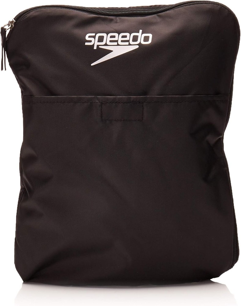 Deluxe Ventilator Mesh Equipment Bag Quick Drying Black Backpack Strap