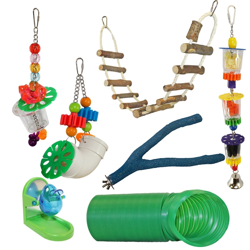 Cage Enhancement Set (Premium) - Interactive Climbing Foraging Accessory