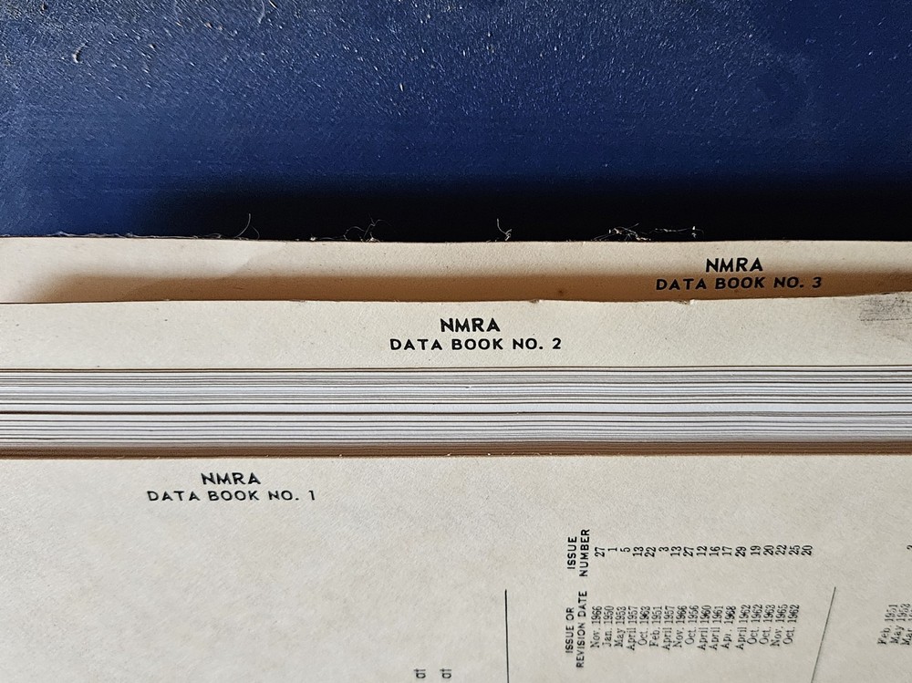 NMRA Data Book No. 1 General Information; No. 2 Scenery, Trackwork, Operation &