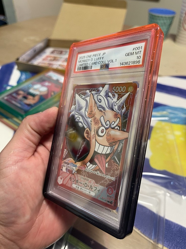 Custom PSA Style Graded Card Case Guard Protector Ember Edition Bumper