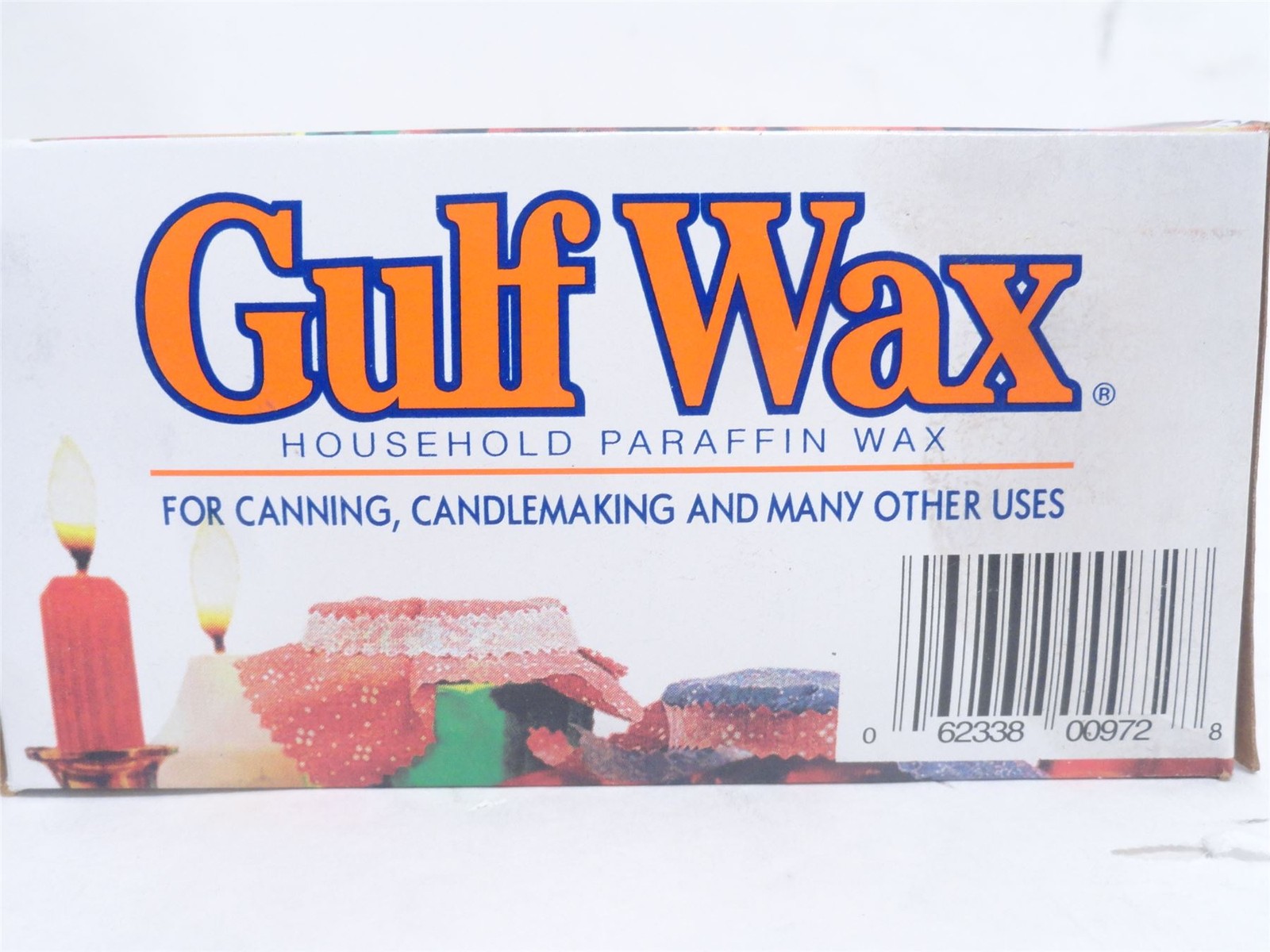 246722 New In Box; Gulf Wax 7851212001 Household Paraffin Wax; 1-Lb Box