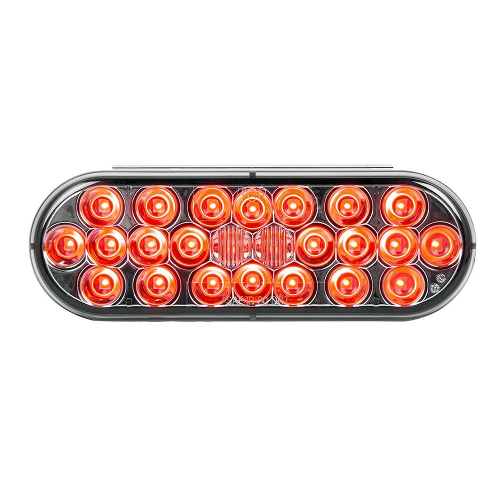 Grand General Oval pearl LED sealed light -RED