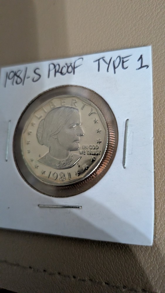 1981-S SBA$1 Type 1 DCAM (Proof) Susan B. Anthony Dollar
