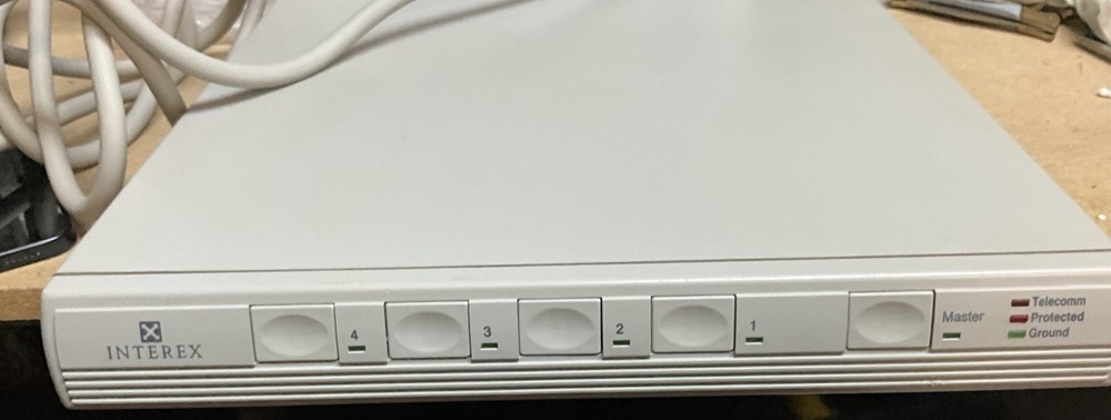 INTEREX S3304M Master Computer Power Strip Surge