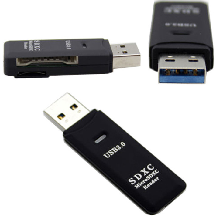 Black USB 3.0 Micro SD/SDXC TF Card Reader Adapter Mac OS Pro Windows USA