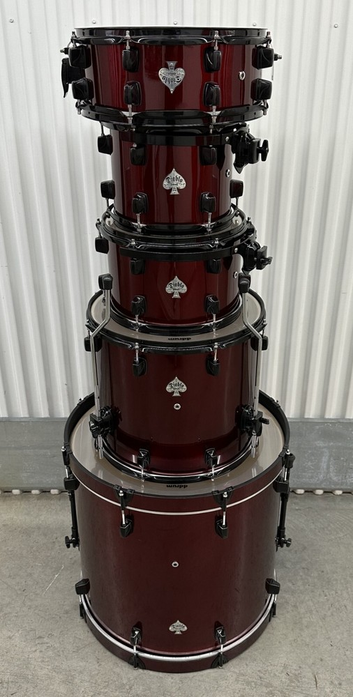 ddrum Drum Set 5-piece Kit Shell Pack Diablo Red/ Black