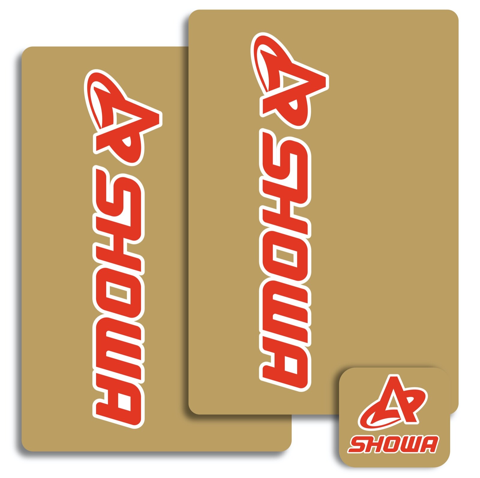 SHOWA Fork Decals Fork Shock Wraps Stickers Factory Honda Kawasaki Jett Lawrence