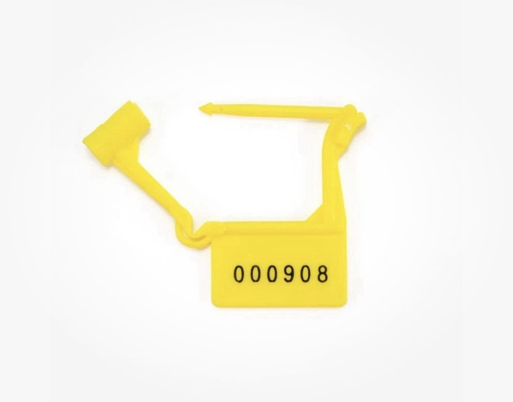 Plastic Security Padlock Seals Numbered Tamper Proof Disposable Self-Locking ...
