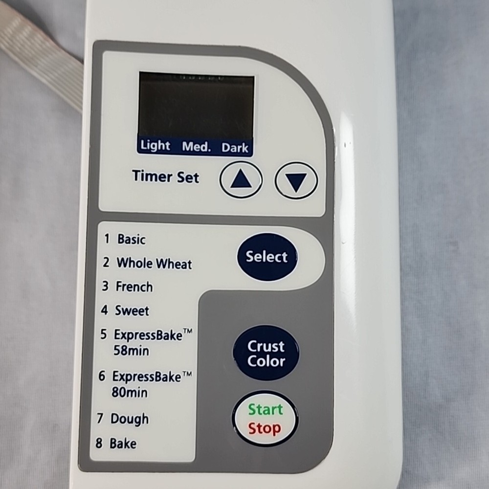 Sunbeam Oster Bread Maker Machine Control Panel for Models 5834 OEM (PART)