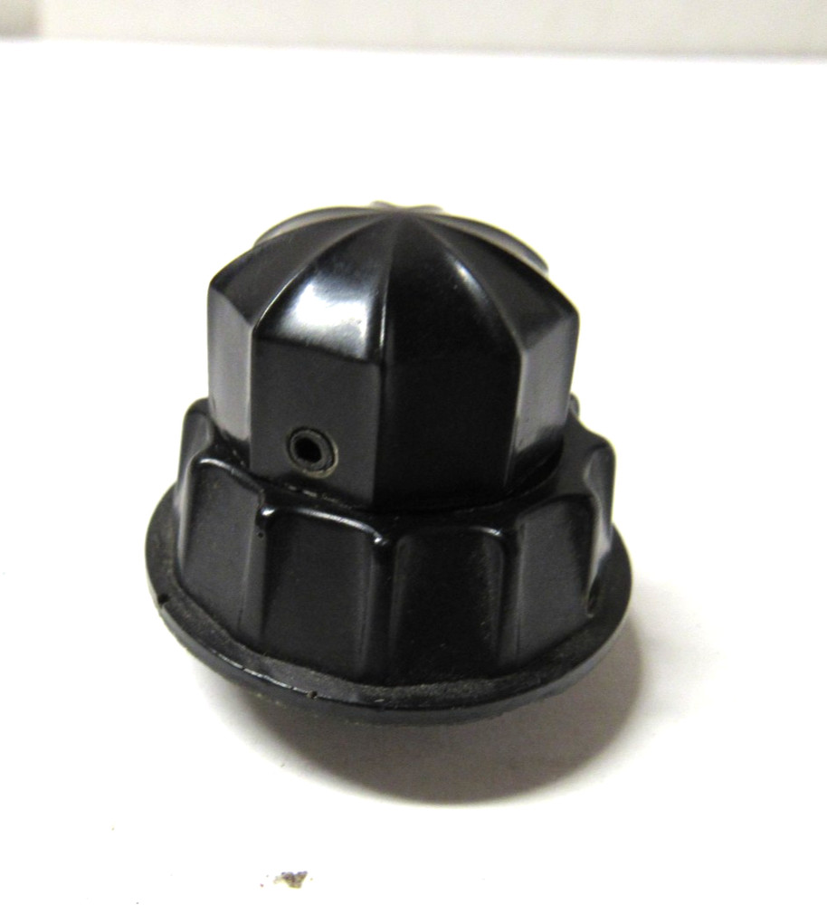 Philco Black Inner & Outer Tune Knob Set c 1930's Models