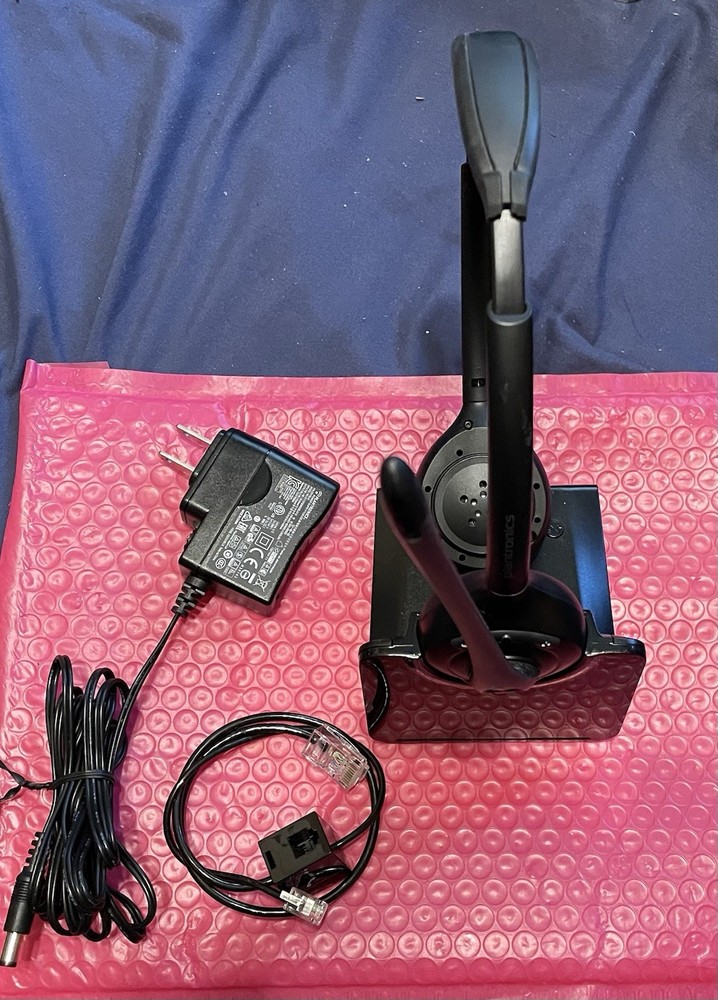 Plantronics CS520 Wirless Headband Headset - Black