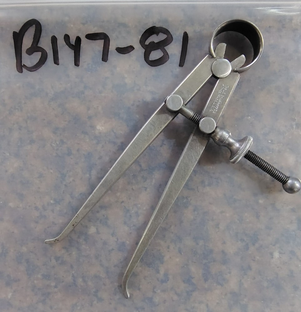 🗽 VINTAGE STARRETT 4-1/2" ID CALIPER
